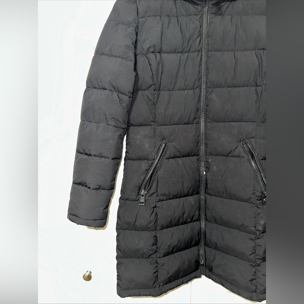 Andrew Marc Stretch Ladies Long Parka Detachable Hood Jacket S - Picture 3 of 8